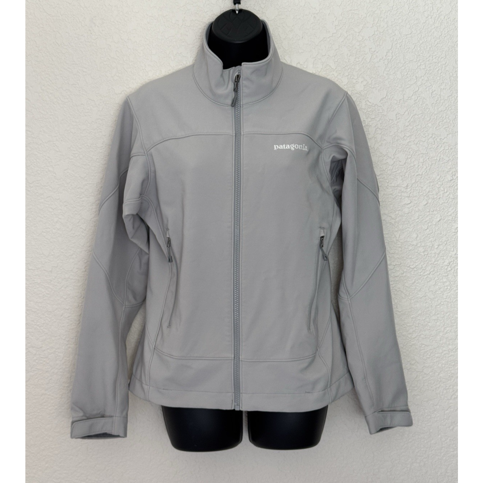 Patagonia Polartec Windbloc Adze Hybrid Jacket Full Zip Gray, S
